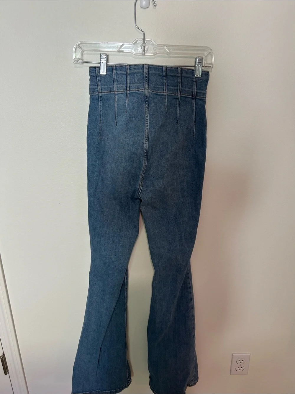 We The Free Jayde Flare Jeans Sunburst Blue Size 26